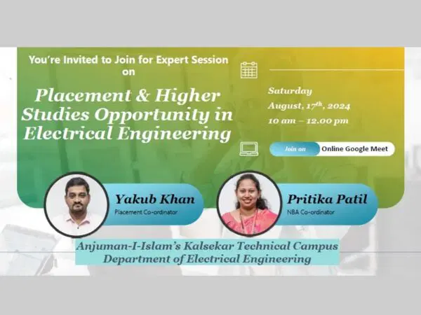 Banner for Expert Session - PRITIKA PATIL